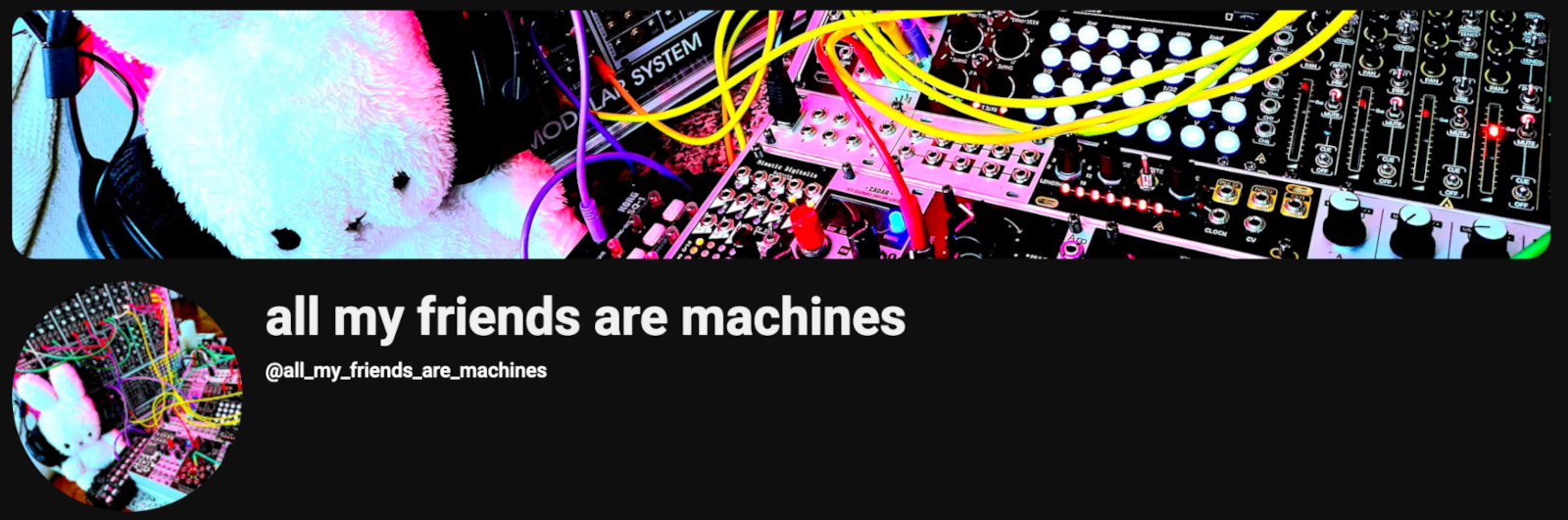 all my friends are machines