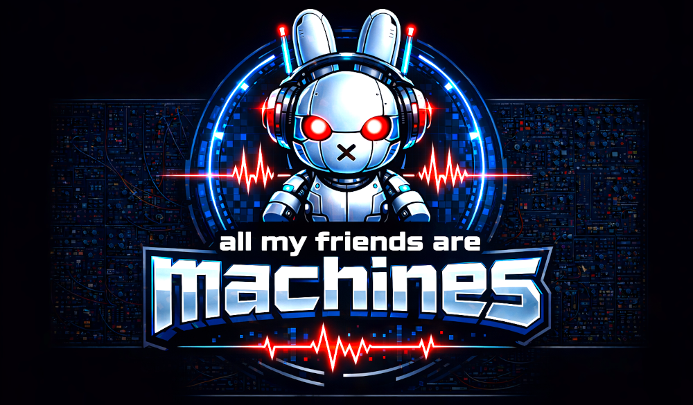 all my friends are machines Logo